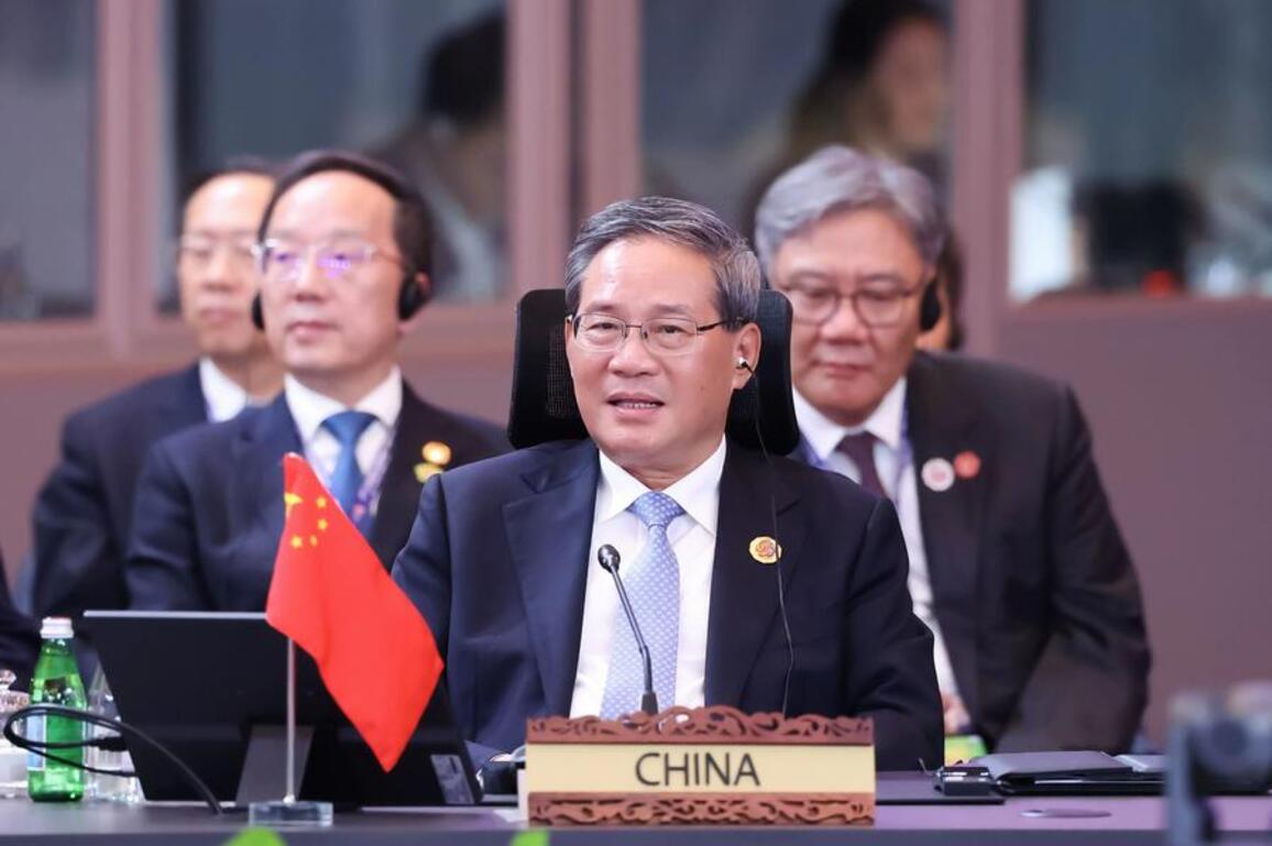 Chinese premier says China ready to advance Global Governance Initiative for regional peace, development