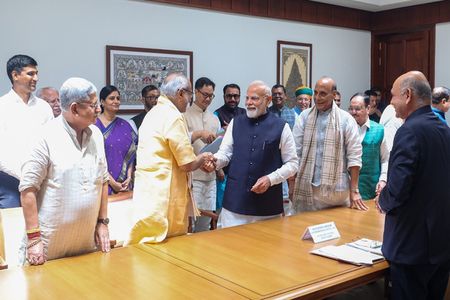 "NDA family is confident that he will be an outstanding VP": Prime Minister Narendra Modi after CP Radhakrishnan files nomination for VP polls