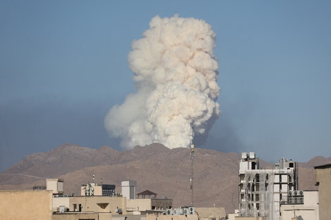 Israeli military launches "wide-scale" strikes on terror infrastructure in western Iran