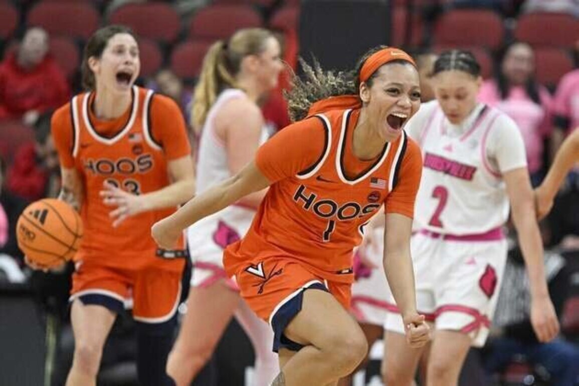 Women's Top 25 roundup: Virginia's late 3 stuns No. 8 Louisville