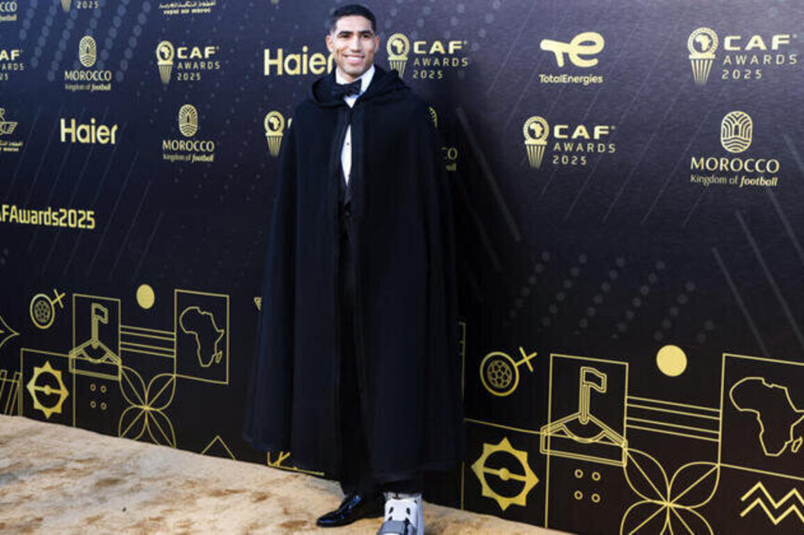 Morocco football star Hakimi named African Footballer of the Year