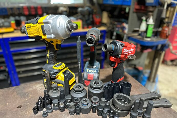 Your impact wrench is only as useful as the range of accessories in your arsenal. It is a good idea to stock up on impact tools to avoid the temptation to use standard sockets and accessories, which risks rounding nuts and bolts and damaging your sockets