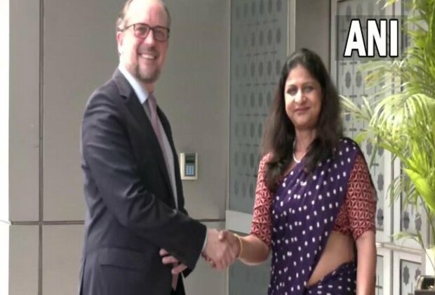 Austrian Foreign Minister Alexander Schallenberg arrives in India