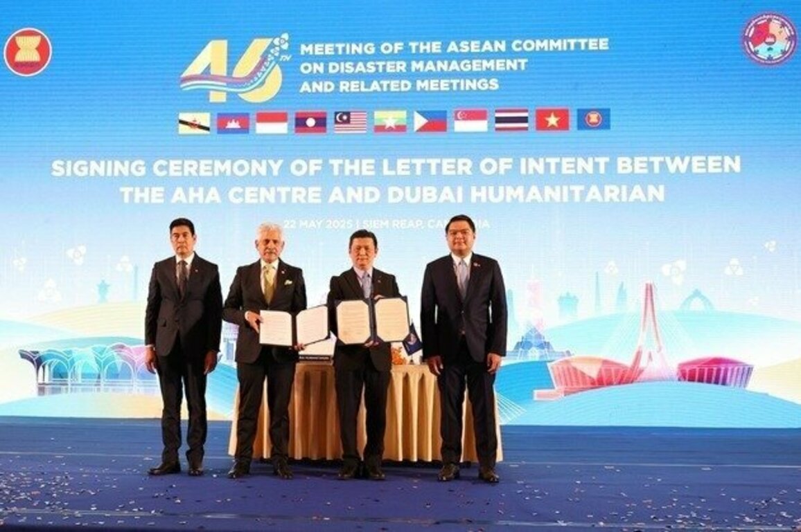 Dubai Humanitarian, ASEAN's AHA Centre sign letter of intent to strengthen disaster response