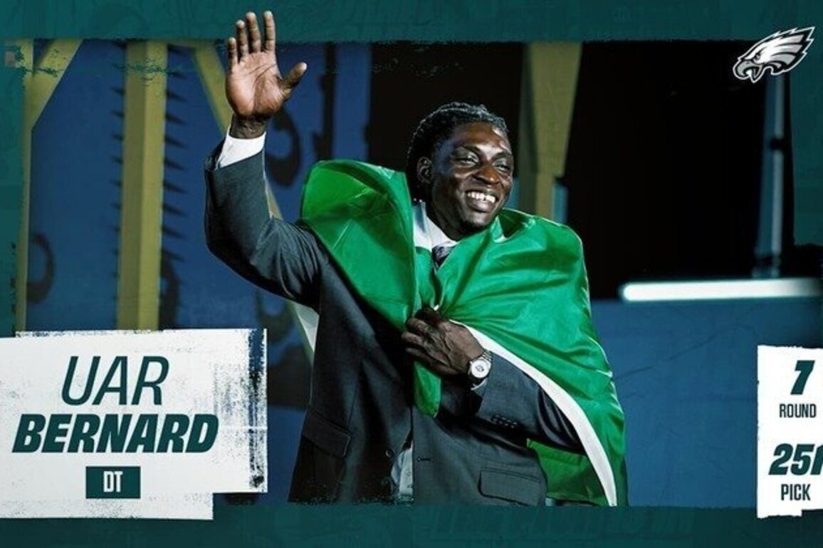 Eagles draft Uar Bernard No. 251 overall