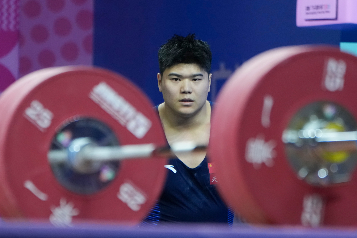 (SP)CHINA-15TH NATIONAL GAMES-WEIGHTLIFTING-MEN'S 102KG-FINAL (CN)
