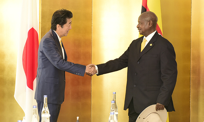 Museveni, Japan's Abe discuss infrastructure, funding Museveni, Japan's Abe discuss infrastructure, funding