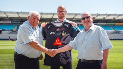 SIKA becomes main sponsor of Exeter Chiefs Rugby Club 