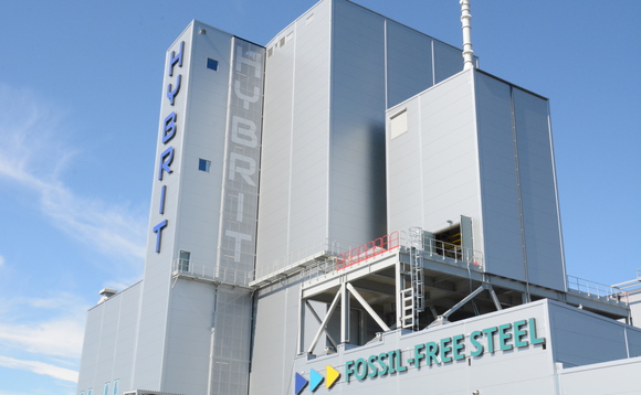 The Hybrit pilot green steel hydrogen plant in Sweden | Credit: SSAB