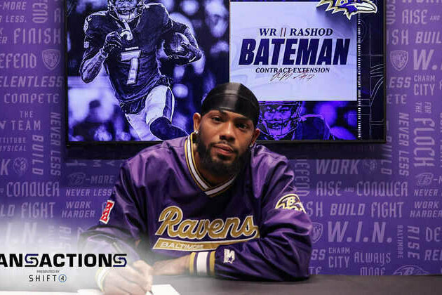 Rashod Bateman Signs Contract Extension