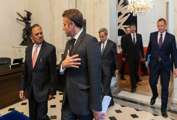 NSA Doval meets French President, DG of the French Defence Procurement Agency, Foreign Minister