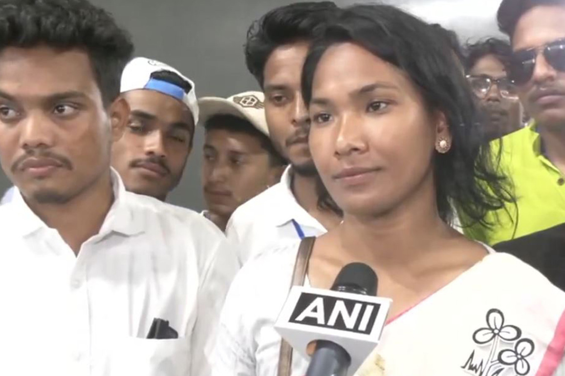 "CM approached me to strengthen Bengal's sports sector": TMC's Heptathlete candidate Swapna Barman