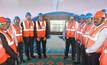 The Tata Steel team at the inauguration of the solar power plant