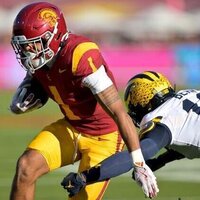 Southern California RB Eli Sanders entering NFL draft