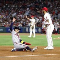 After benches-clearing fight, Braves emerge with win over Angels