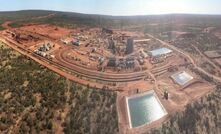  An aerial shot of the Gruyere gold project.