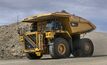 One of Caterpillar's US EPA Tier 4 Final Cat 794 AC trucks being put through mining trials.