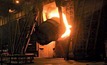 Siderúrgica china produção aço alto-forno