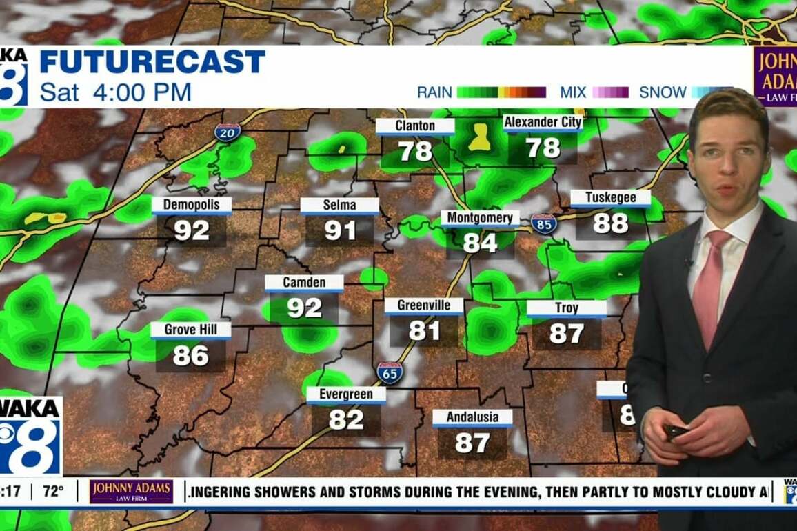 Elevated chances for showers and storms Father's Day weekend - WAKA 8