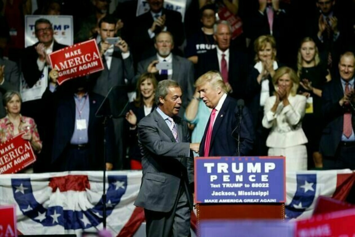 Have you noticed that Nigel Farage doesn't talk about Donald Trump anymore?