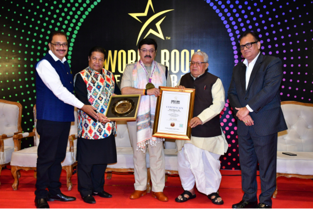World Book of Records Award Ceremony Held in India, Honouring Achievers across continents
