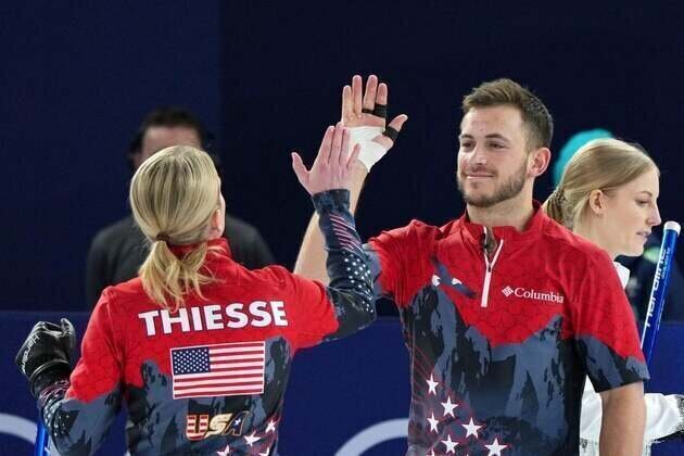 Canada stun Italy, US starts 2-0 in mixed doubles curling