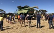  A new vertical, mechanical Integrated Harrington Seed Destructor (iHSD) was recently demonstrated near Carnamah in Western Australia. Picture courtesy McIntosh & Son.