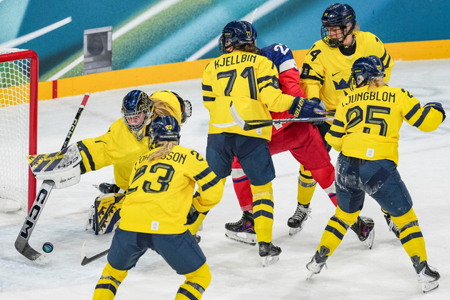 (MICO2026)ITALY-MILAN-OLYMPIC WINTER GAMES-ICE HOCKEY-WOMEN-PLAY-OFFS QUARTERFINALS-CZE VS SWE
