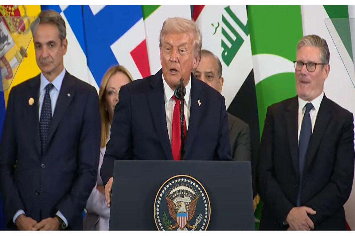 "India and Pakistan are going to live very nicely together," says Trump at Gaza Peace Summit