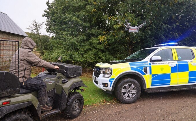 Drones are to help Hampshire and Isle of Wight Constabulary tackle rural crime (Image by OPCC)