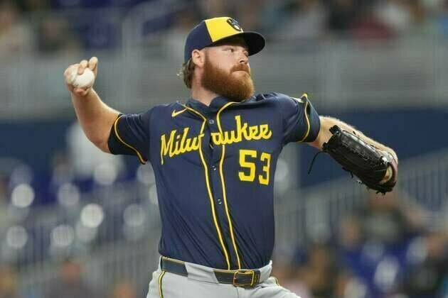 In first start since '23, Brewers' Brandon Woodruff stifles Marlins