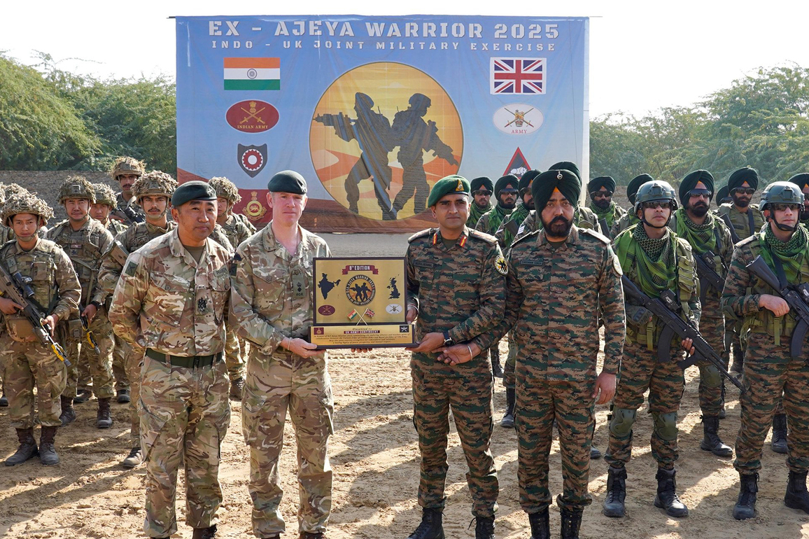 India-UK joint military exercise, Ajeya Warrior-25 draws curtains in Rajasthan