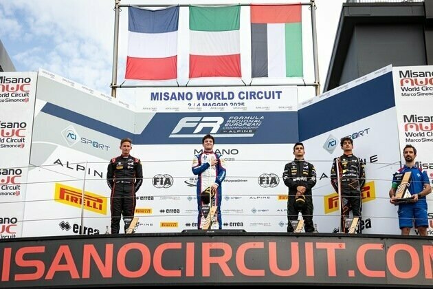 Al Dhaheri clinches first podium for Middle East in Formula European Championship