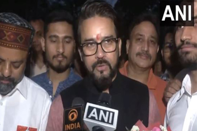 "People who gave refuge to terrorists were called to PM's residence during Congress rule": Anurag Thakur