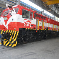 Banaras Locomotive Works dispatches tenth indigenous 3300 HP locomotive to Mozambique