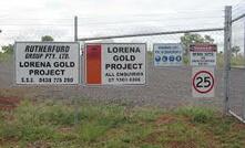 The Lorena gold mine is not doing as well as expected