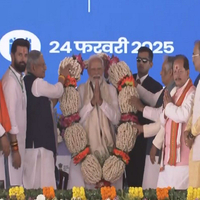 In Bihar, PM Modi promotes 'Makhana' as global superfood, gets felicitated with foxnut garland