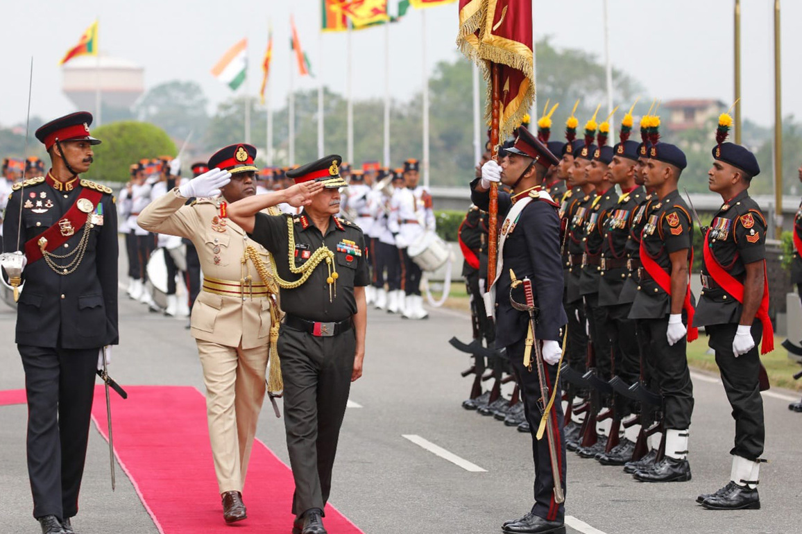 Sri Lanka: COAS General Upendra Dwivedi discusses strengthening defence cooperation with Colombo; reviews guard of honour