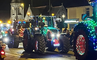 Tractor run raises record amount for Air Ambulance