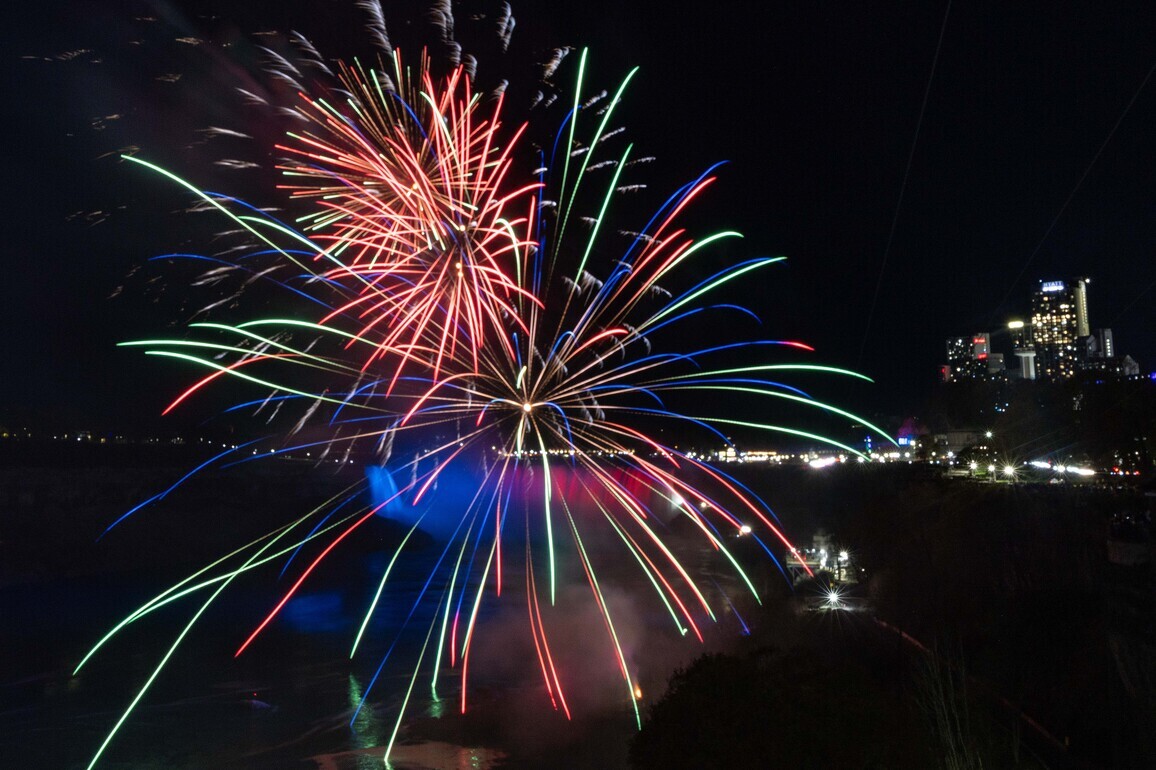 CANADA-NIAGARA FALLS-FIREWORKS