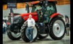  Case IH's Seamus McCarthy with one of the company's new Maxxum tractors. Image courtesy Case IH.