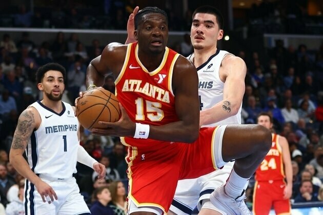 Hawks C Clint Capela (hand) out 3-4 more weeks