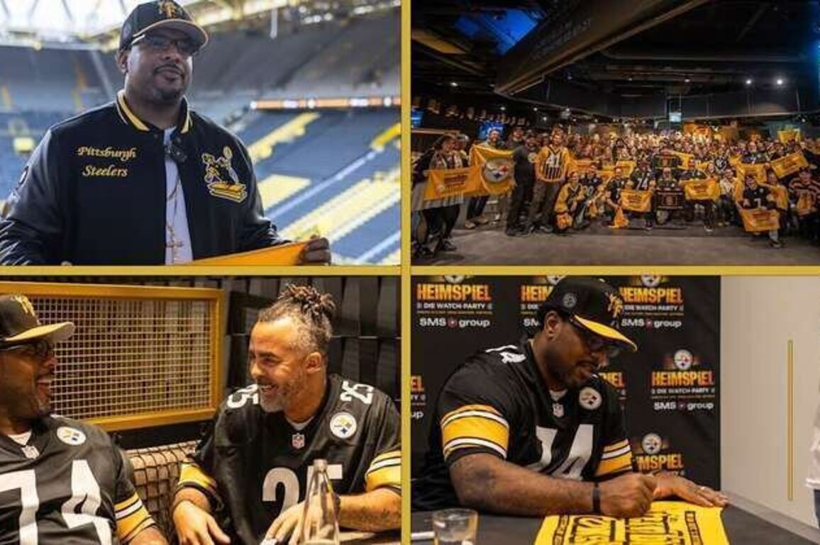 Steelers Watch Party in Germany a hit