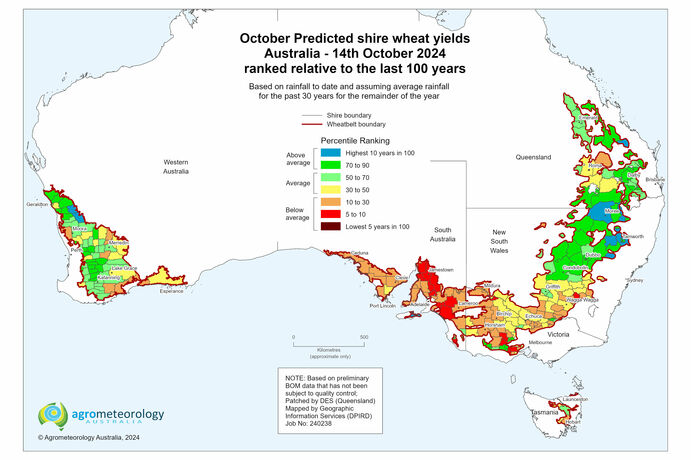 Yields drop across most of the wheatbelt