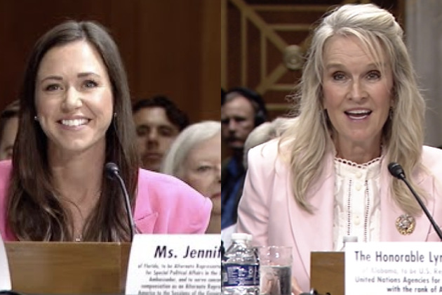 Katie Britt welcomes Alabamian Lynda Blanchard to Senate for nomination hearings