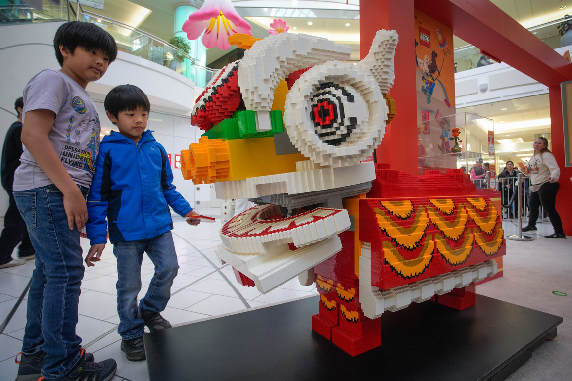 CANADA-BURNABY-CHINESE NEW YEAR-LEGO