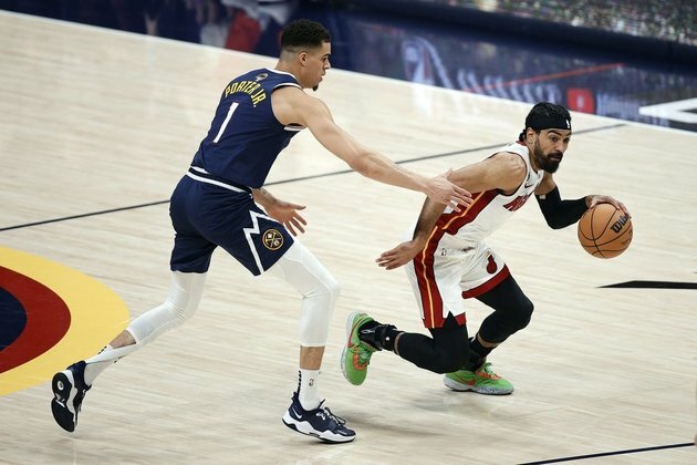 Gabe Vincent helps Heat beat Nuggets, level Finals at 1-1