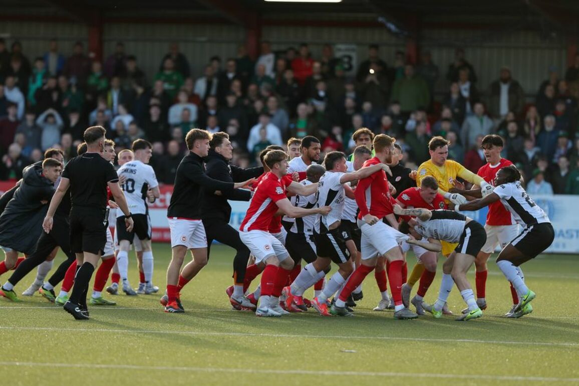 Paul Leeman slams the ugly scenes which marred Larne-Glentoran clash at Inver Park