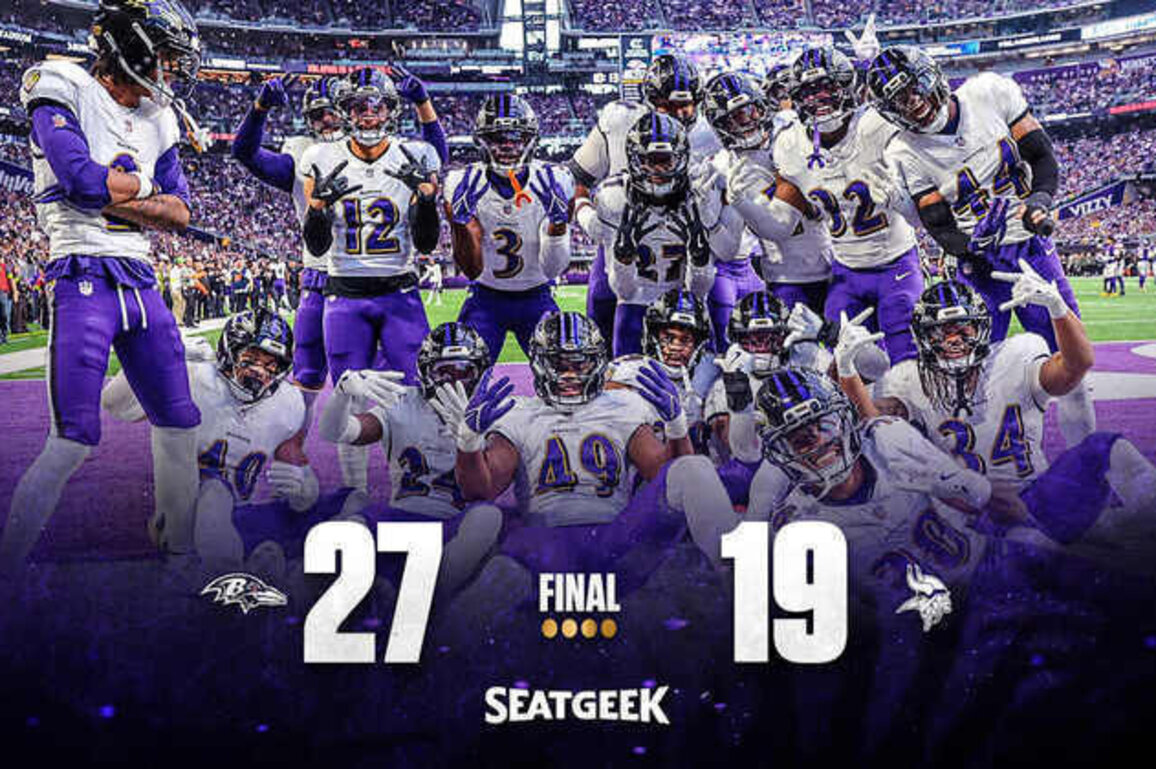 Game Recap: Takeaways Propel Ravens Past Vikings