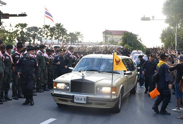 Thai activists arrested for sedition after 'harassing' royal motorcade